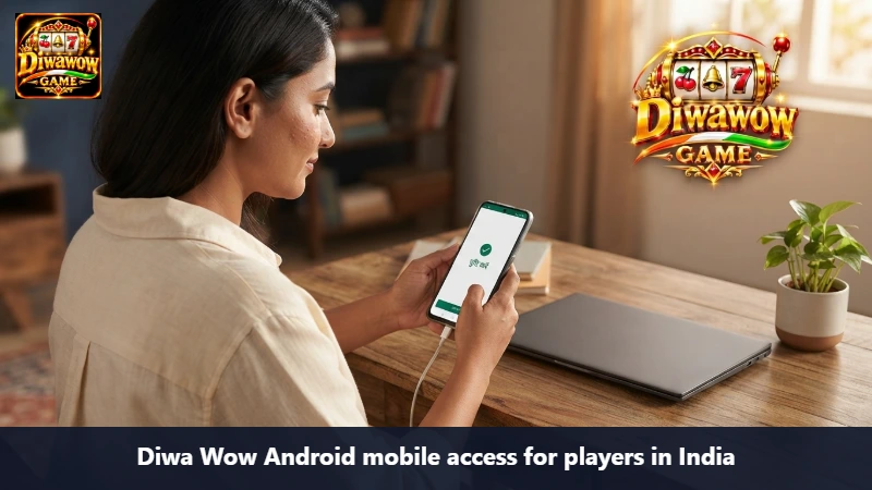 Diwa Wow Android mobile access for players in India