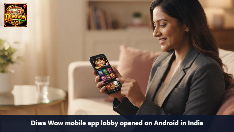 Diwa Wow mobile app lobby opened on Android in India