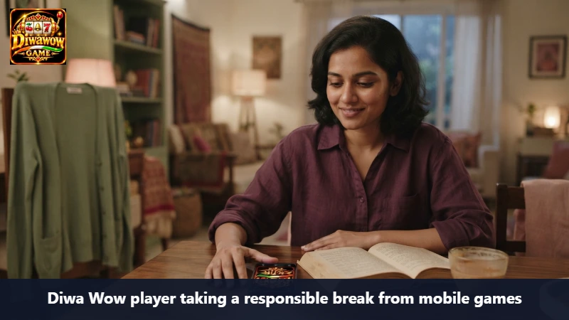 Diwa Wow player taking a responsible break from mobile games